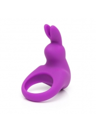 Фиолетовое эрекционное виброкольцо Happy Rabbit Rechargeable Rabbit Cock Ring - Happy Rabbit - в Ставрополе купить с доставкой