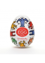Мастурбатор-яйцо Keith Haring EGG DANCE - Tenga - в Ставрополе купить с доставкой