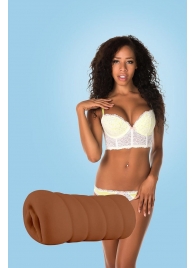 Коричневый мастурбатор-вагина BRIANNA - Dream Toys - в Ставрополе купить с доставкой