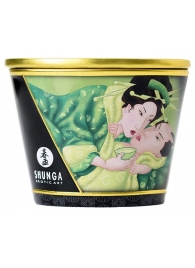 Массажная свеча Exotic Green Tea с ароматом зелёного чая - 170 мл. - Shunga - купить с доставкой в Ставрополе