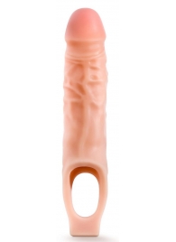 Телесная насадка на пенис 9 Inch Cock Sheath Extender - 22,2 см. - Blush Novelties - в Ставрополе купить с доставкой