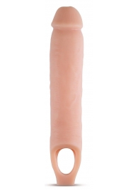 Телесная насадка на пенис 11.5 Inch Cock Sheath Penis Extender - 29,2 см. - Blush Novelties - в Ставрополе купить с доставкой