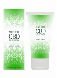 Крем-пролонгатор Natural CBD Delay Cream - 50 мл. - Shots Media BV - купить с доставкой в Ставрополе