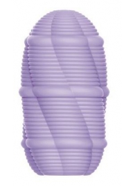 Сиреневый мастурбатор-яйцо Smooth Stripes - Baile - в Ставрополе купить с доставкой