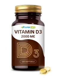 Пищевая добавка SuperCaps VITAMIN D3 2000 ME - 120 капсул - SuperCaps - купить с доставкой в Ставрополе