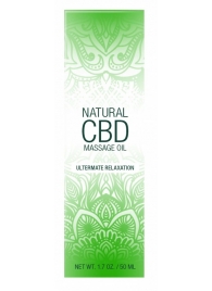 Массажное масло Natural CBD Massage Oil - 50 мл. - Shots Media BV - купить с доставкой в Ставрополе