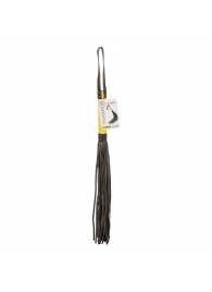 Черная плеть с желтой рукоятью Boundless Flogger - 69,25 см. - California Exotic Novelties - купить с доставкой в Ставрополе