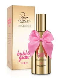 Гель с ароматом жвачки Bubblegum 2-in-1 Scented Silicone Massage And Intimate Gel - 100 мл. - Bijoux Indiscrets - купить с доставкой в Ставрополе