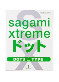 Презерватив Sagami Xtreme Type-E с точками - 1 шт. - Sagami - купить с доставкой в Ставрополе