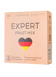 Ароматизированные презервативы EXPERT Fruit Mix - 3 шт. - Expert - купить с доставкой в Ставрополе