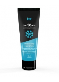 Лубрикант на водной основе Ice Black с ледяным эффектом - 50 мл. - INTT - купить с доставкой в Ставрополе