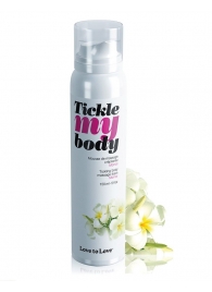 Массажная хрустящая пенка Tickle My Body Monoi с ароматом моной - 150 мл. - Love to Love - купить с доставкой в Ставрополе