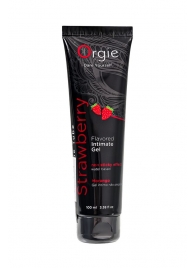 Интимный гель на водной основе Lube Tube Strawberry с клубничным вкусом - 100 мл. - ORGIE - купить с доставкой в Ставрополе