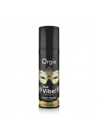 Съедобный гель Dual Vibe Pina Colada с эффектом вибрации и вкусом коктейля пина колада - 15 мл. - ORGIE - купить с доставкой в Ставрополе