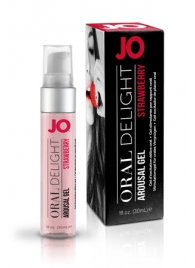 Клубничный лубрикант для оральных ласк Oral Delight Strawberry Sensation - 30 мл. - System JO - купить с доставкой в Ставрополе