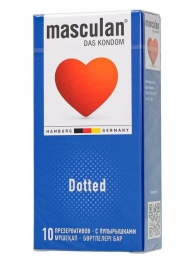 Презервативы с пупырышками Masculan Dotted - 10 шт. - Masculan - купить с доставкой в Ставрополе