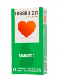 Презервативы анатомической формы Masculan Anatomic - 10 шт. - Masculan - купить с доставкой в Ставрополе