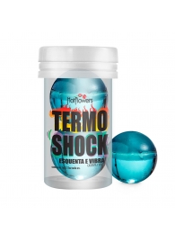 Интимный гель Termo Shock Hot Ball с разогревающе-покалывающим эффектом (2 шарика по 3 гр.) - HotFlowers - купить с доставкой в Ставрополе