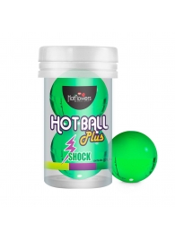 Лубрикант на силиконовой основе Hot Ball Plus с покалывающим эффектом (2 шарика по 3 гр.) - HotFlowers - купить с доставкой в Ставрополе