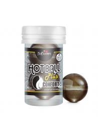 Анальный лубрикант на масляной основе Hot Ball Plus Conforto (2 шарика по 3 гр.) - HotFlowers - купить с доставкой в Ставрополе