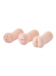 Набор из 3 мастурбаторов The Girl Next Door Tina - Dream Toys - в Ставрополе купить с доставкой