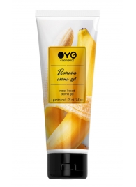 Лубрикант на водной основе OYO Aroma Gel Banana с ароматом банана - 75 мл. - OYO - купить с доставкой в Ставрополе