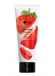 Лубрикант на водной основе OYO Aroma Gel Strawberry с ароматом клубники - 75 мл. - OYO - купить с доставкой в Ставрополе