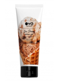 Лубрикант на водной основе OYO Aroma Gel Ice Cream с ароматом пломбира - 75 мл. - OYO - купить с доставкой в Ставрополе