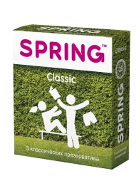 Классические презервативы SPRING CLASSIC - 3 шт. - SPRING - купить с доставкой в Ставрополе