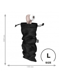 Черный мешочек для хранения игрушек Treasure Bag L - Satisfyer - купить с доставкой в Ставрополе