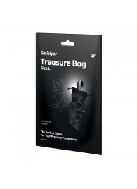 Черный мешочек для хранения игрушек Treasure Bag L - Satisfyer - купить с доставкой в Ставрополе