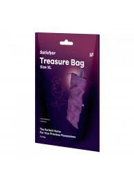 Фиолетовый мешочек для хранения игрушек Treasure Bag XL - Satisfyer - купить с доставкой в Ставрополе