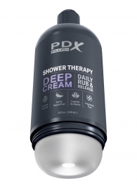 Мастурбатор в бутылке Shower Therapy Deep Cream - Pipedream - в Ставрополе купить с доставкой