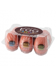 Набор из 6 мастурбаторов-яиц Tenga Egg Variety Pack V - Tenga - в Ставрополе купить с доставкой