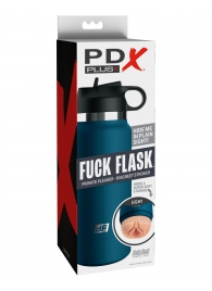 Мастурбатор-вагина в синей колбе F*ck Flask - Pipedream - в Ставрополе купить с доставкой