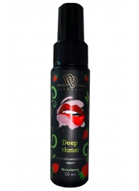 Спрей для горла Deep Throat с десенсибилизирующим эффектом и вкусом клубники - 50 мл. - БиоМед - купить с доставкой в Ставрополе