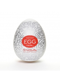 Мастурбатор-яйцо Keith Haring EGG PARTY - Tenga - в Ставрополе купить с доставкой