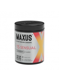 Анатомические презервативы MAXUS Sensual - 15 шт. - Maxus - купить с доставкой в Ставрополе