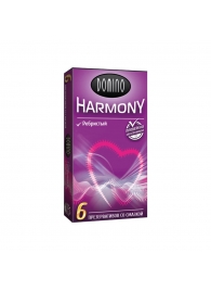 Презервативы с рёбрышками Domino Harmony - 6 шт. - Domino - купить с доставкой в Ставрополе