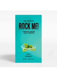 Жидкий вибратор Nuei Rock Me! с ароматом мяты - 20 мл. - Nuei cosmetics - купить с доставкой в Ставрополе