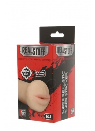 Нежный мастурбатор-ротик REALSTUFF 5INCH MASTURBATOR BJ - Dream Toys - в Ставрополе купить с доставкой