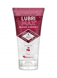 Интимный гель-смазка на водной основе Lubrimax Magic Cherry - 75 мл. - ИнтелБИО - купить с доставкой в Ставрополе