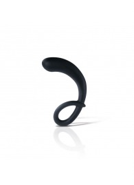 Черный массажер простаты Curving Curt - 13 см. - MyStim - купить с доставкой в Ставрополе