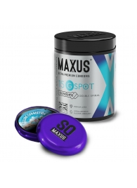 Гладкие презервативы Maxus G spot с двойной спиралью - 15 шт. - Maxus - купить с доставкой в Ставрополе