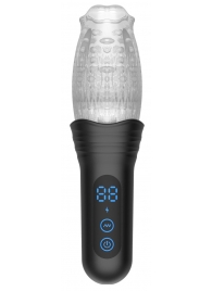 Автоматический мастурбатор Oral Sex Masturbator с функциями ротации, вибрации и фрикций - Secwell - в Ставрополе купить с доставкой