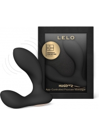 Черный вибростимулятор простаты Hugo 2 - Lelo - в Ставрополе купить с доставкой