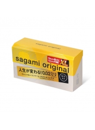 Презервативы увеличенного размера Sagami Original 0.02 XL-size - 12 шт. - Sagami - купить с доставкой в Ставрополе