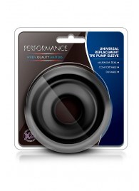 Черный уплотнитель на вакуумную помпу Replacement Pump Sleeve - Blush Novelties - в Ставрополе купить с доставкой