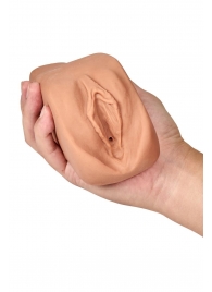 Маструбатор-вагина с вибрацией Soft   Wet Renata Realistic Tan Masturbator - Blush Novelties - в Ставрополе купить с доставкой