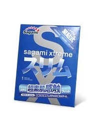 Презерватив Sagami Xtreme FEEL FIT 3D - 1 шт. - Sagami - купить с доставкой в Ставрополе